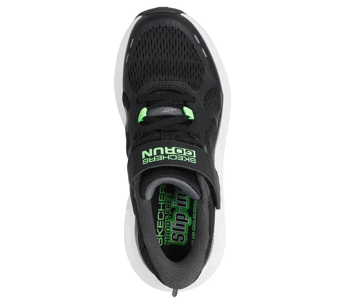 Детские слипоны Max Cushioning Glide-Step Skechers, черный — фото 2