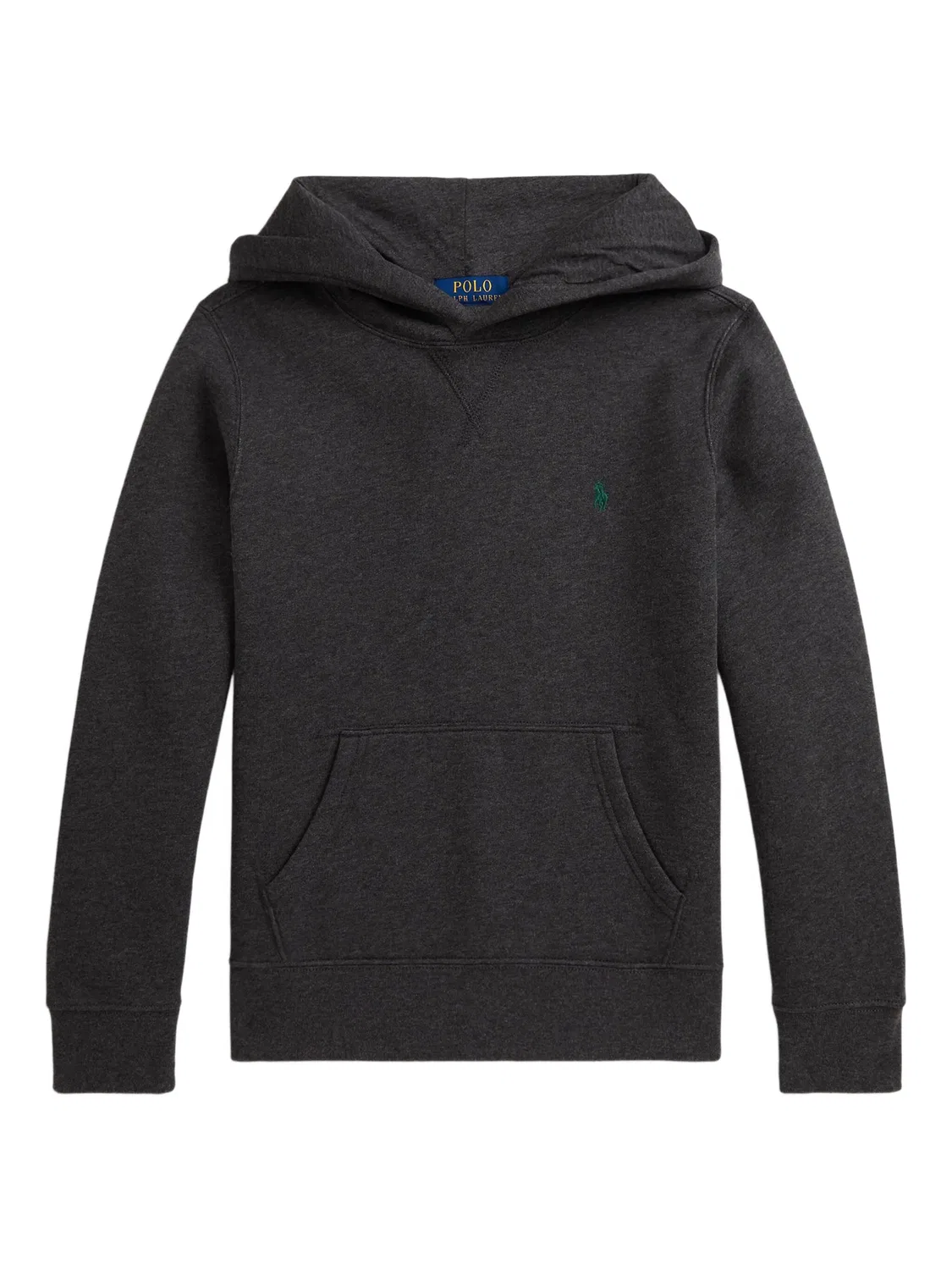 Флисовое худи для детей Polo Ralph Lauren, темно-серый