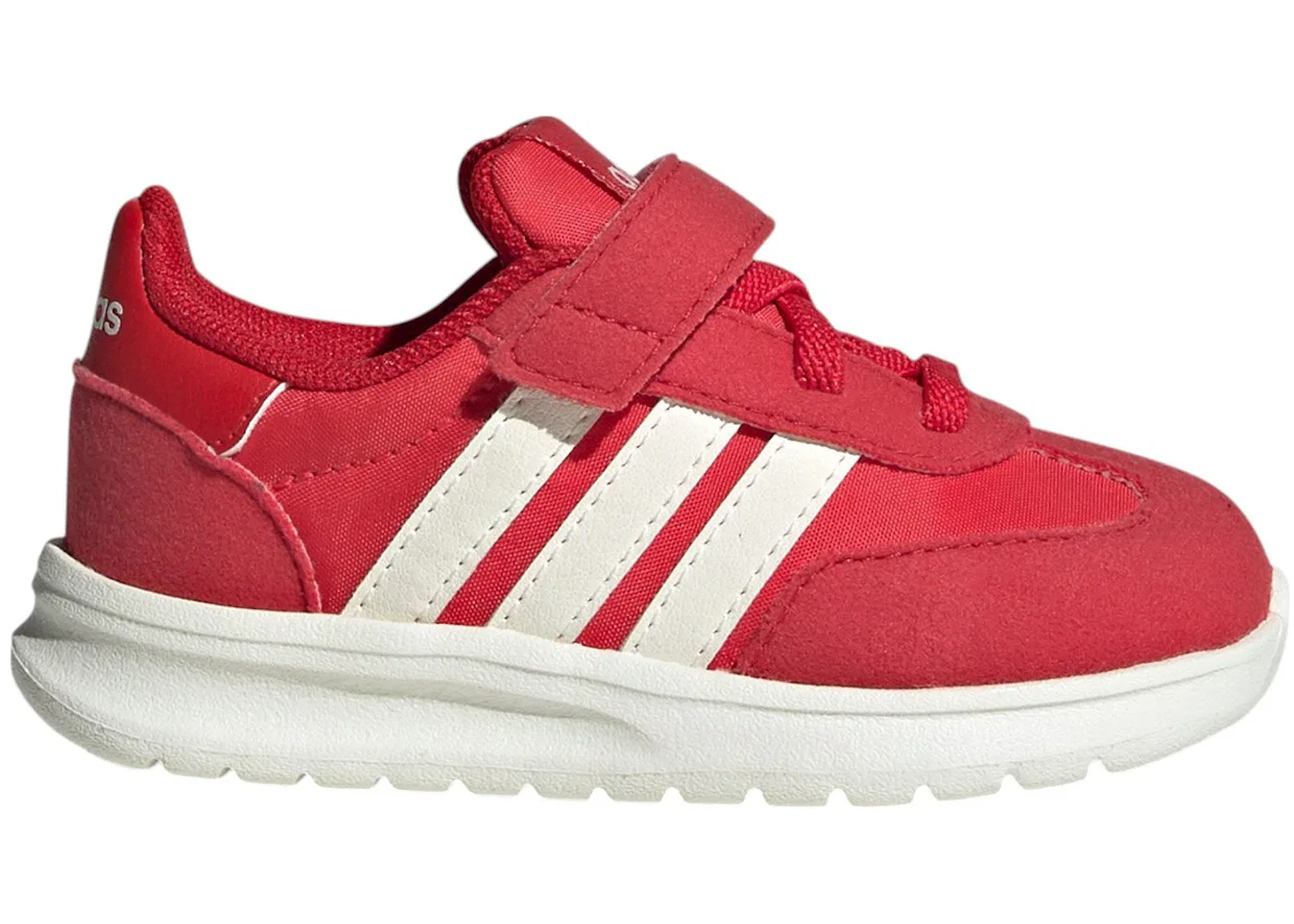 Детские кроссовки lifestyle с застежкой-липучкой Adidas Run 70s 2.0, Pure Ruby/Off White/Better Scarlet