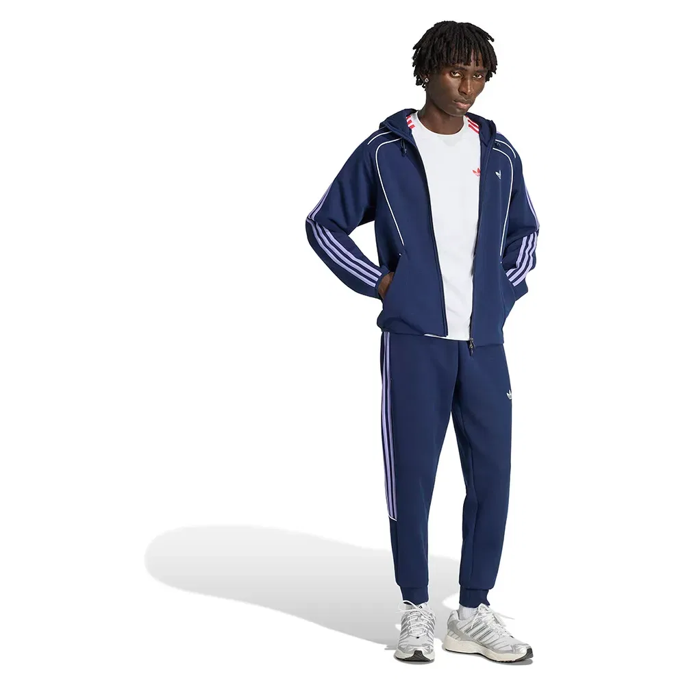 Мужской свитшот с молнией Spacer Teamgeist 26 Cutline Adidas Originals, Blue — фото 4