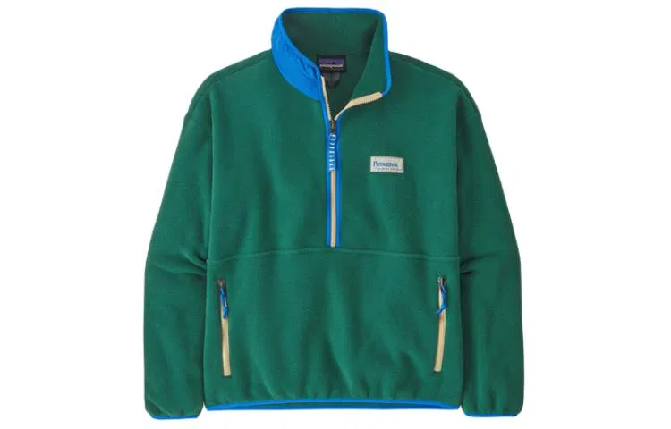 Женский флисовый свитер с воротником-стойкой Patagonia Synchilla, Conifer Green