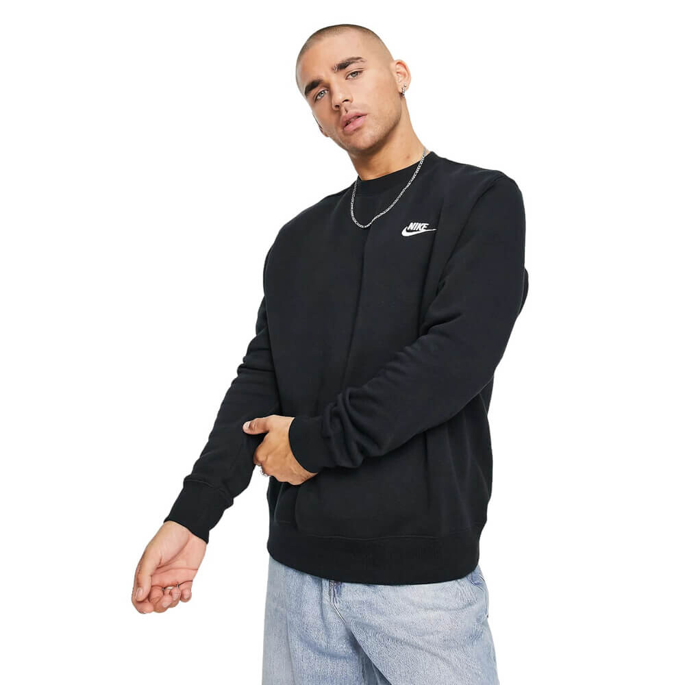 

Свитшот Nike Club Crew Neck, черный