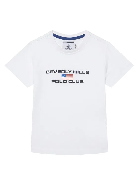 Футболка regular fit Beverly Hills Polo Club, белый — фото 4
