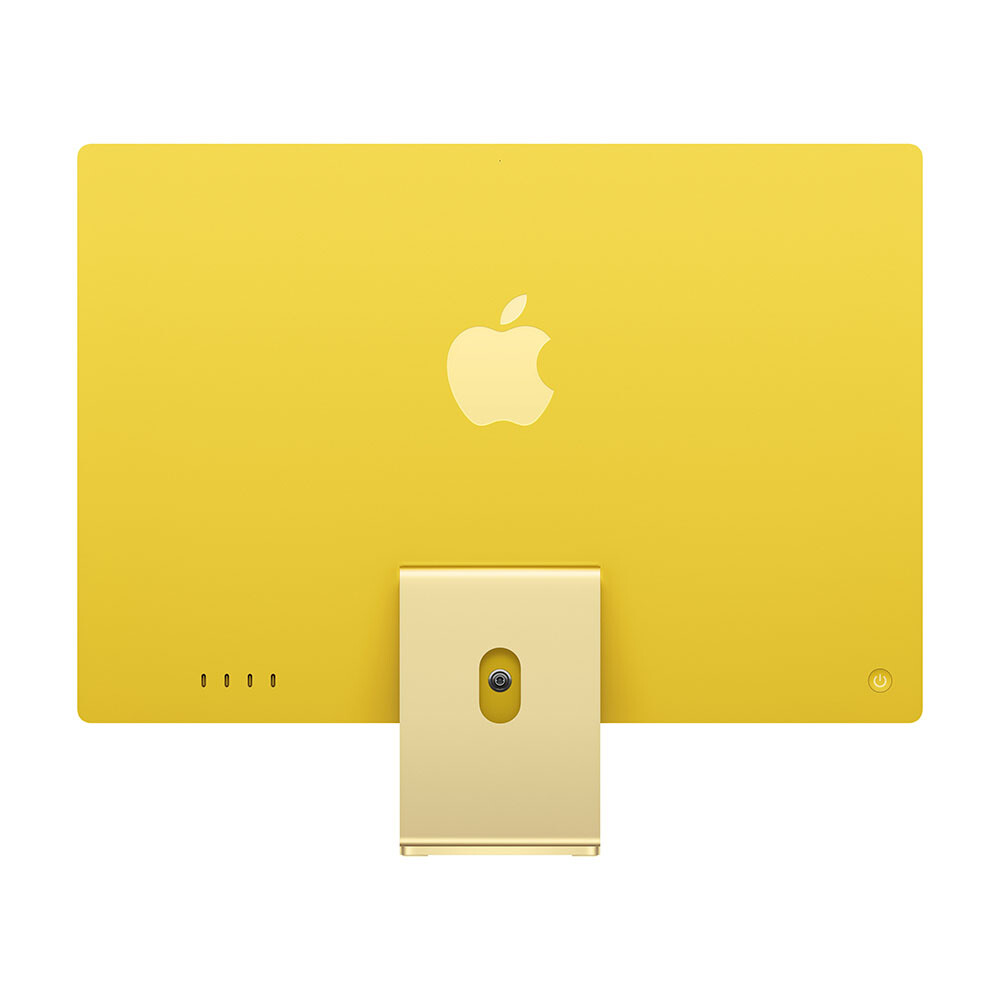 Моноблок Apple iMac 24'' М4 (2024), 10 CPU/10 GPU, 32 ГБ/512 ГБ, Nano-texture glass, Yellow, английская клавиатура — фото 2