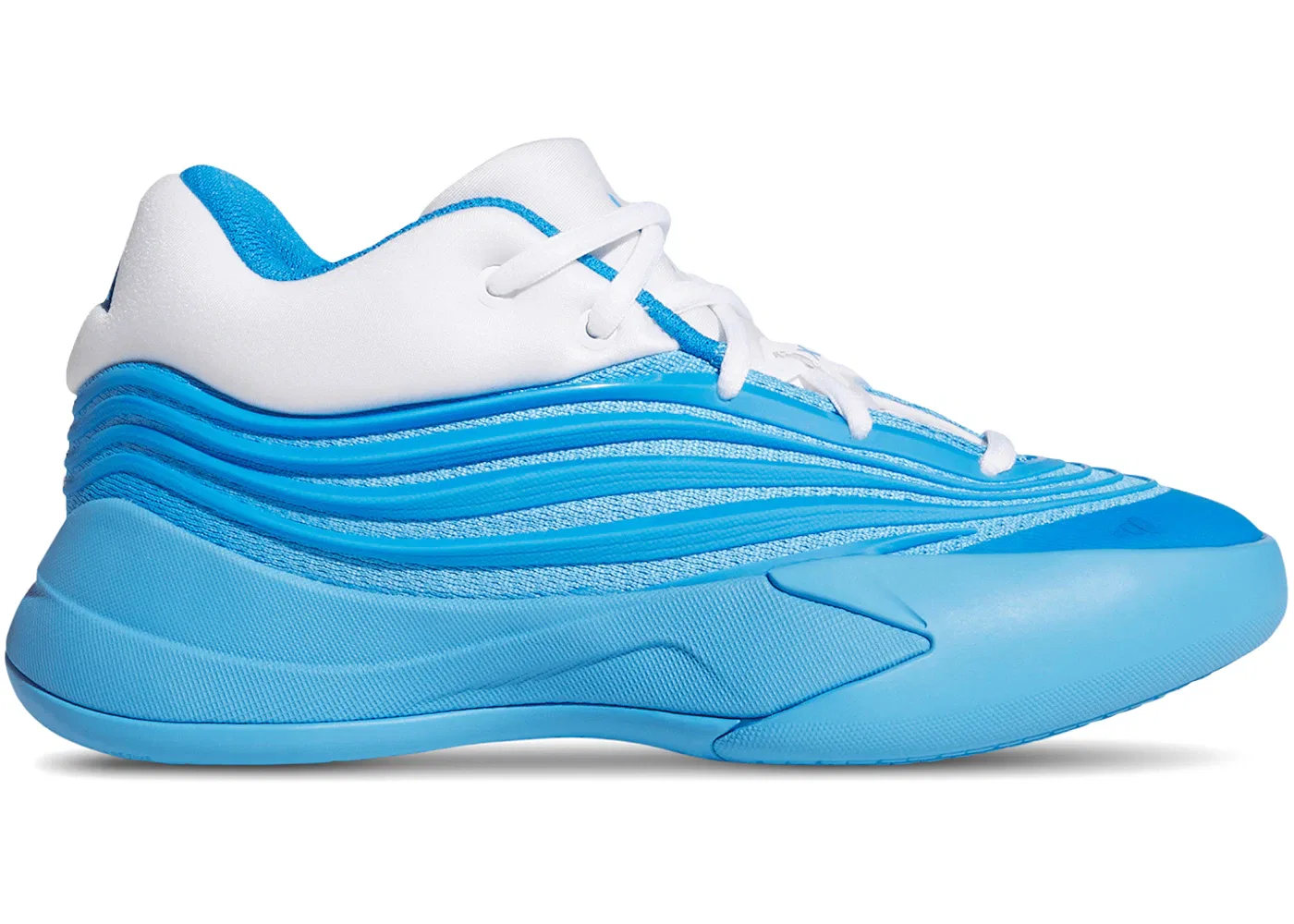 Детские кроссовки для баскетбола Adidas Dame 10, Blue Burst/Cloud White/Lucid Ray Blue