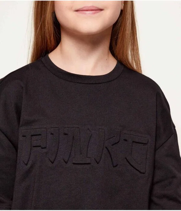 Детская футболка с принтом T-Shirt Pinko Up, черный — фото 4