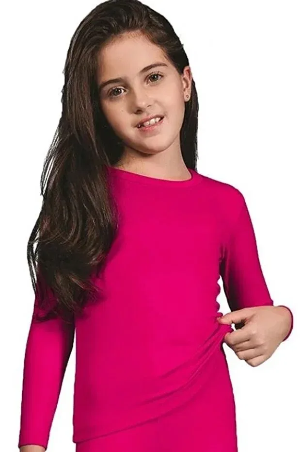 Детское термобелье для девочек с длинным рукавом Berrak, Fuchsia