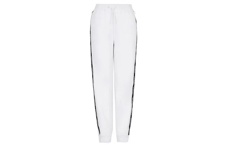 Женские спортивные брюки из трикотажа EMPORIO ARMANI, White