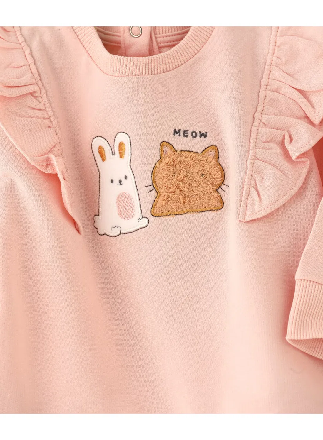 Elegant Kids Комплект для новорожденных из хлопка с топом и низом, мультиколор — фото 3