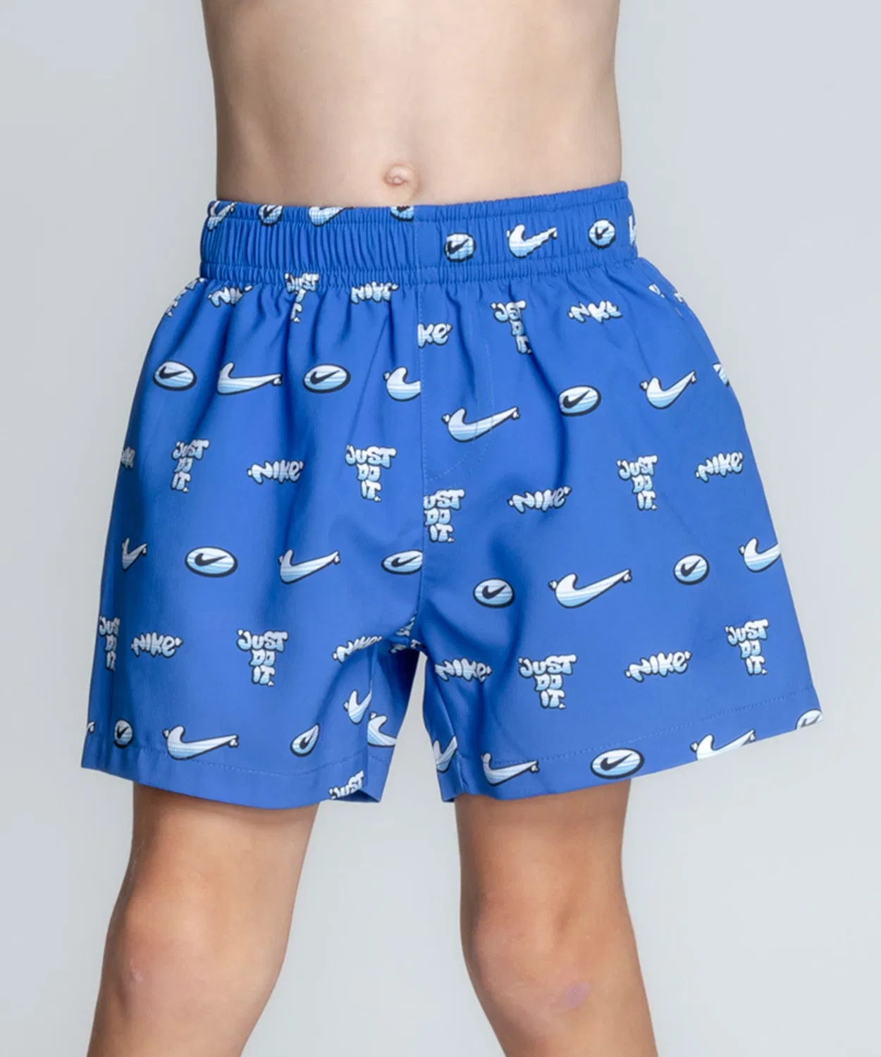Детские плавки для мальчиков с принтом NIKE, Blue