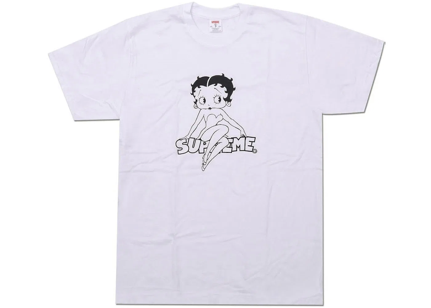 Мужская футболка с принтом Supreme Betty Boop Tee, White
