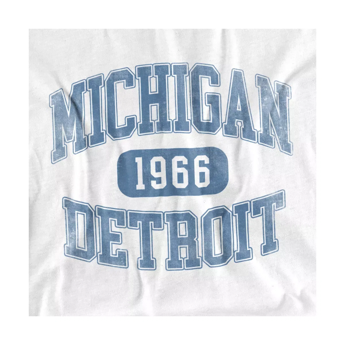 Детское боди с коротким рукавом Detroit Michigan 1966 LOGOVISION, White — фото 2