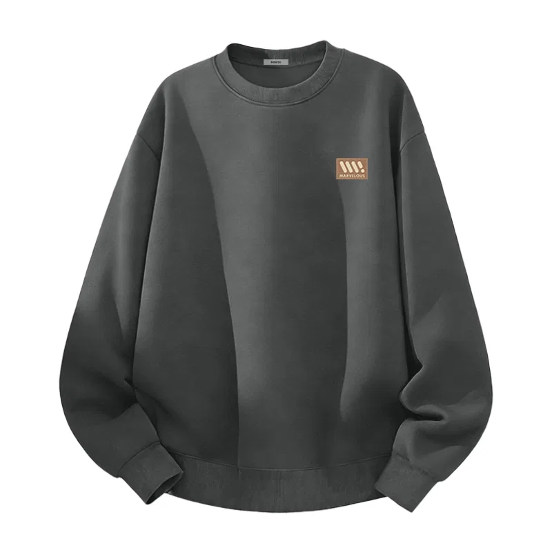 Свитшот детский с логотипом MINISO, Dark Gray