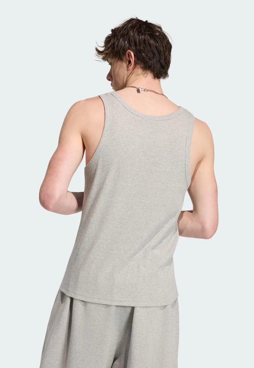 Qc255 - верхняя часть Adidas Originals, Medium Grey Heather — фото 2