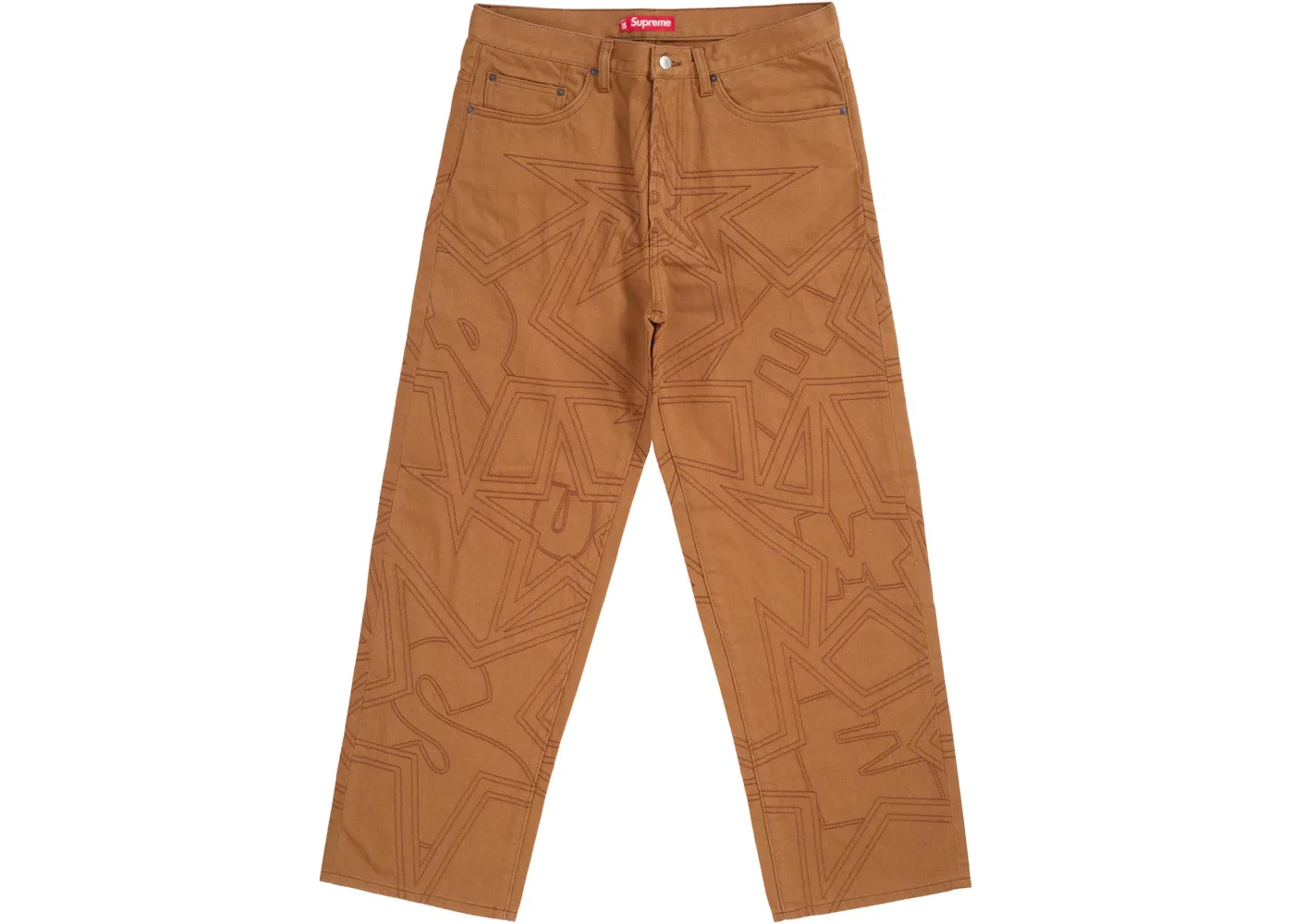 Мужские джинсы с топстичем Supreme Jean, Brown