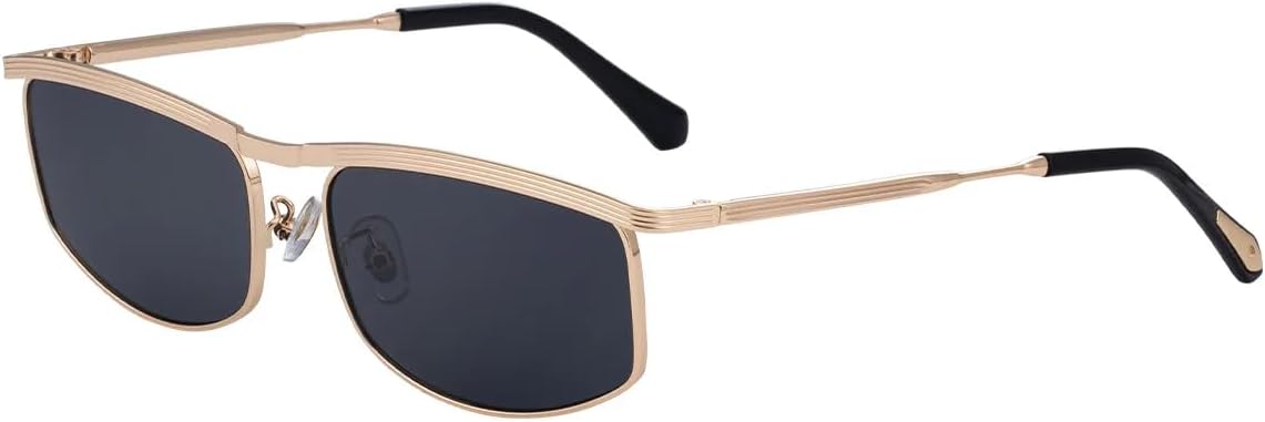 

Классические винтажные солнцезащитные очки в стиле металл-панк для женщин и мужчин, популярные солнцезащитные очки для активного отдыха и вождения, роскошные солнцезащитные очки VVTWSSW, Gold Black