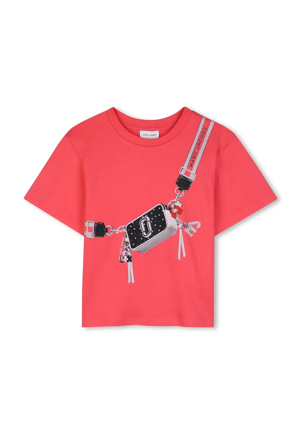 Футболка с принтом "manches courtes" - футболка с принтом Marc Jacobs Kids, Geranium