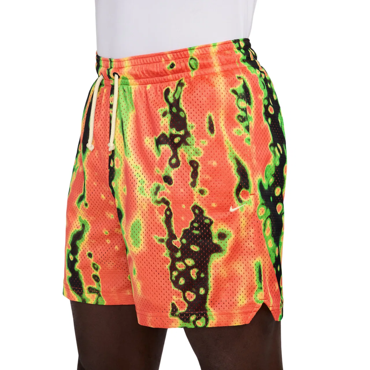 Мужские шорты Dri-FIT 5 Inch Mesh Print Nike, цвет Turf Orange/Pale Ivory — фото 3