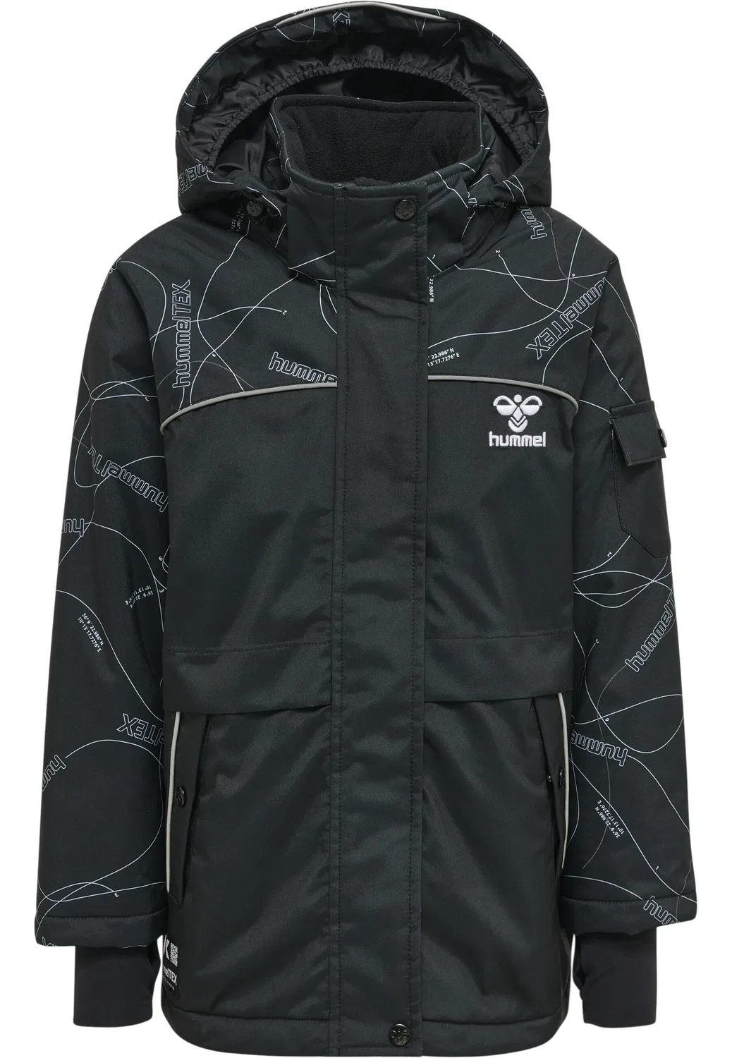 Детская куртка с капюшоном Hmlconquer Hummel, Schwarz