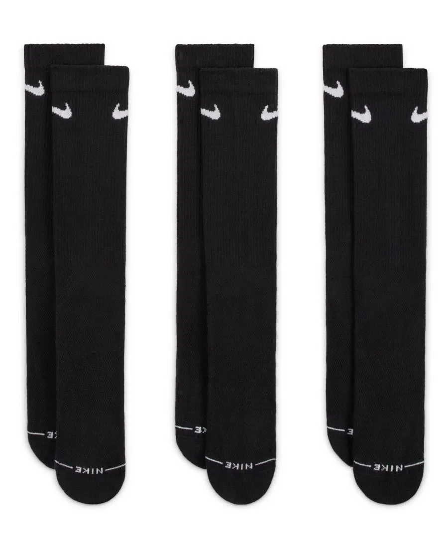 Комплект носков Nike, 3 пары, Black