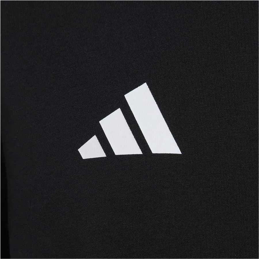 Детская футболка с принтом Mer Dna Tee Y adidas, Черный — фото 3