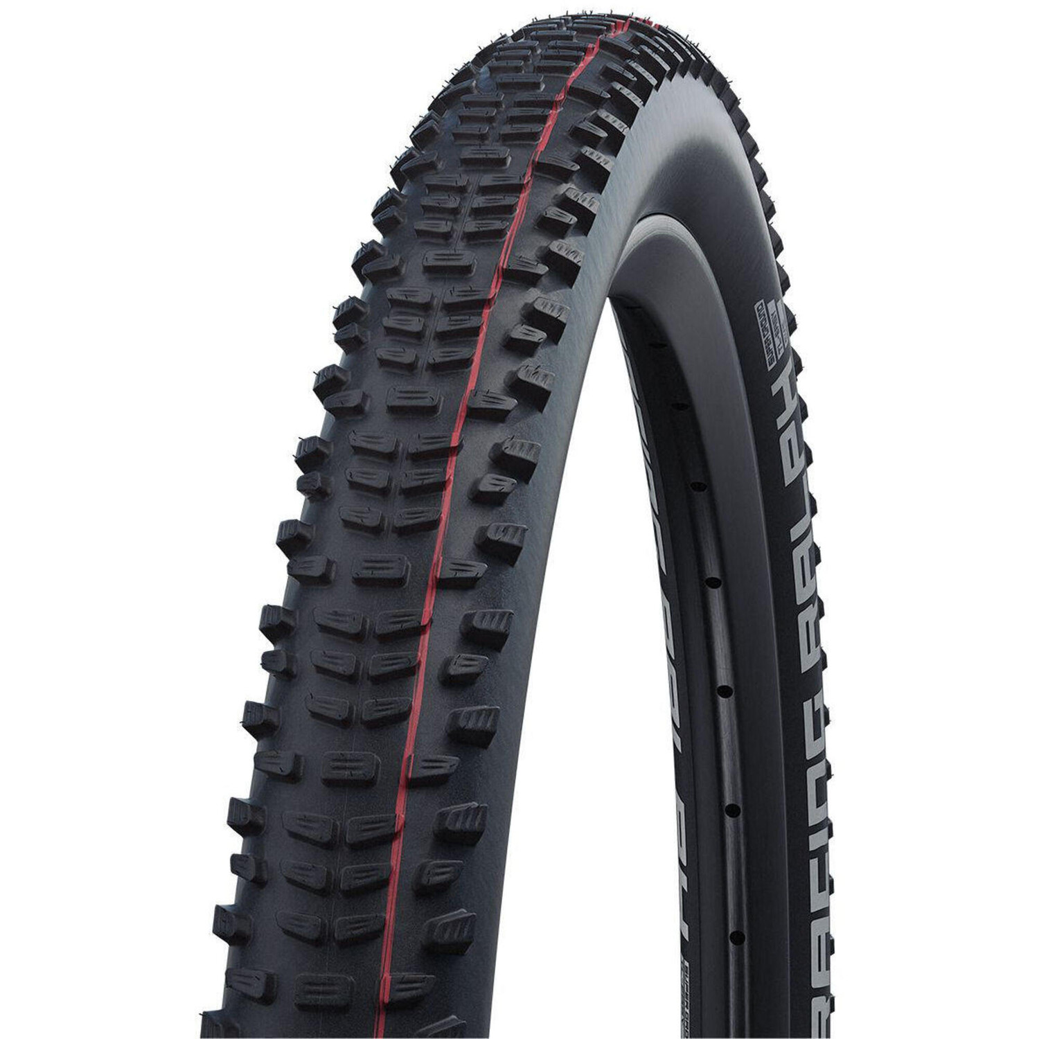 

Складная покрышка Racing Ralph — 29x2,10 дюйма — Super Ground SnakeSkin Addix Speed SCHWALBE, черный / черный / красный