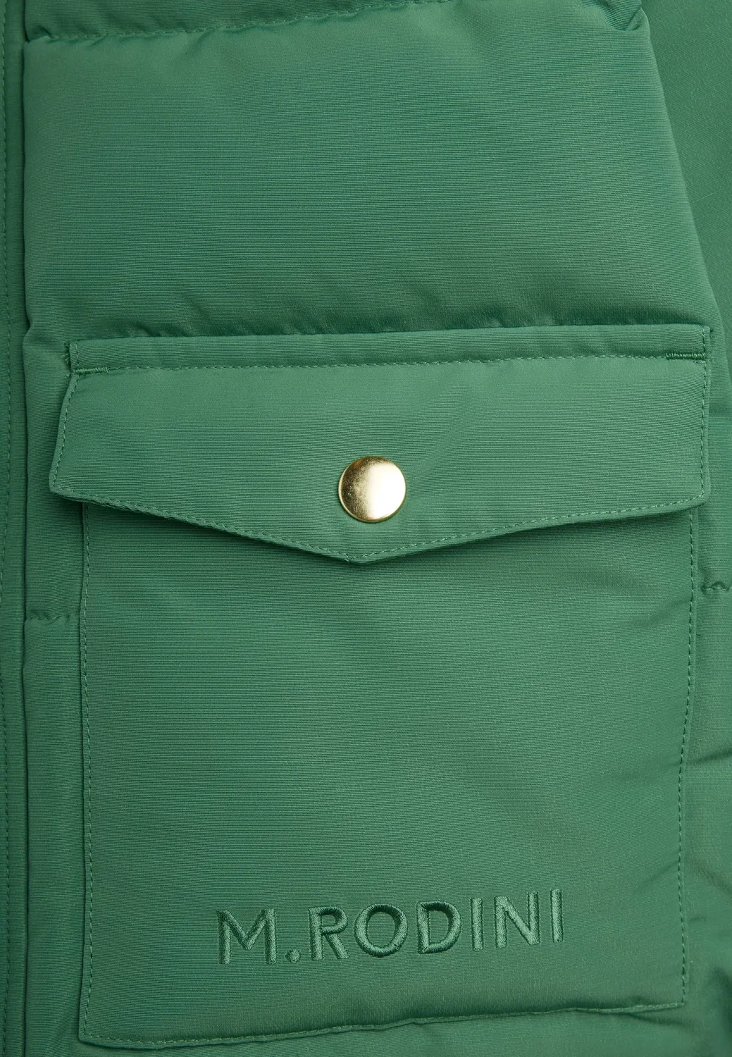 Плотная толстая пуховая куртка унисекс - зимняя куртка Mini Rodini, Green — фото 4