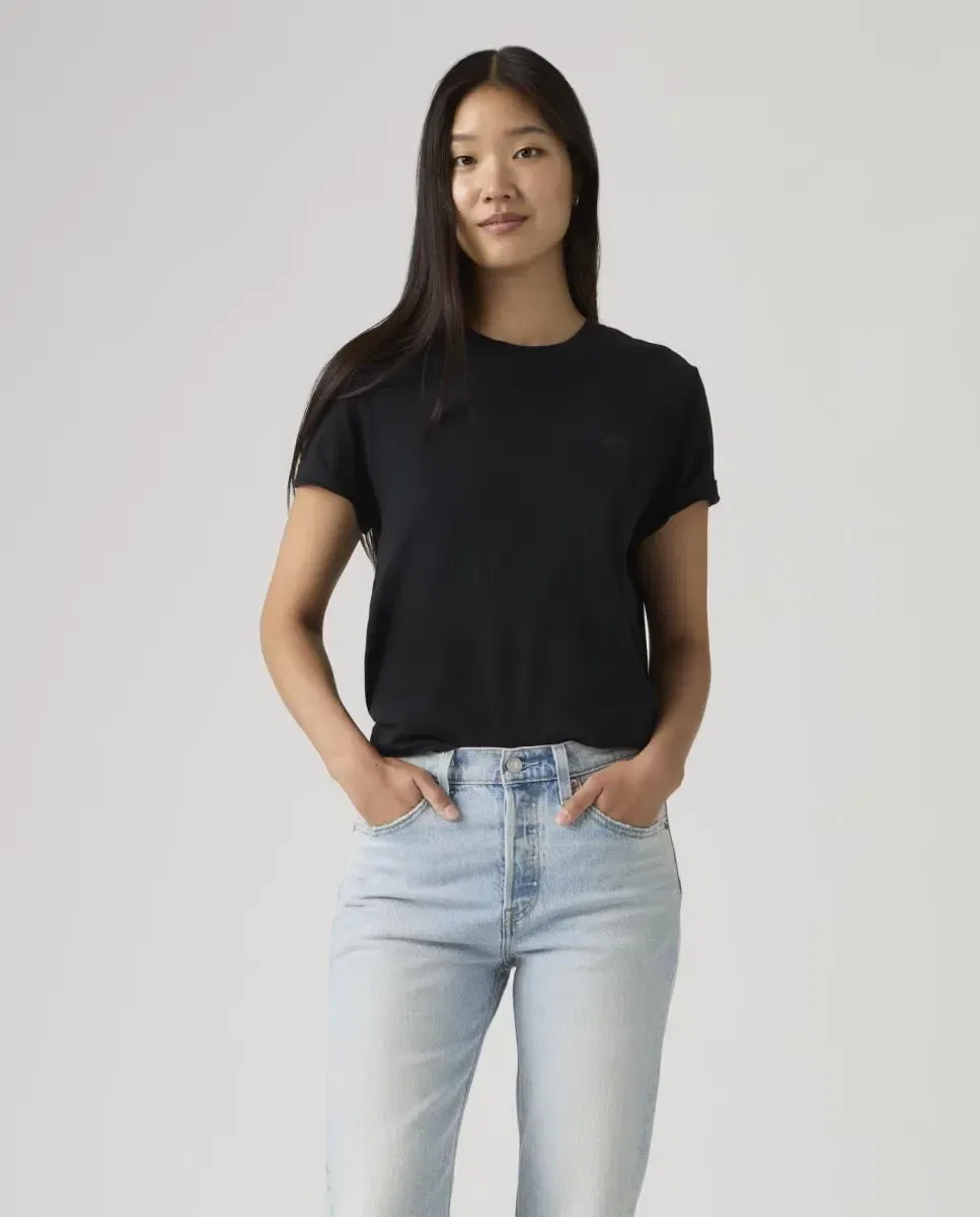 Женская футболка с коротким рукавом Levi's, Negro