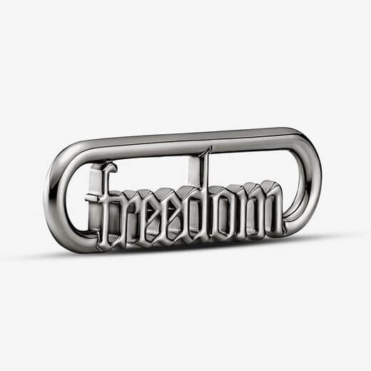 

Звено для браслета Pandora ME Styling Freedom Word, рутений