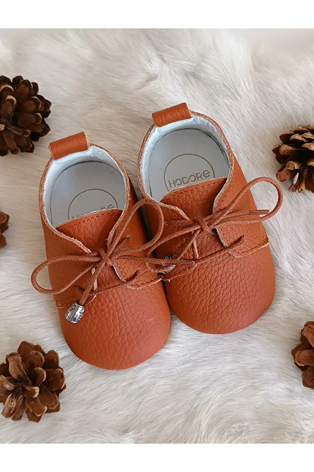 Детские кожаные лоферы для малышей Alfa taba Hodore, Cinnamon Taba