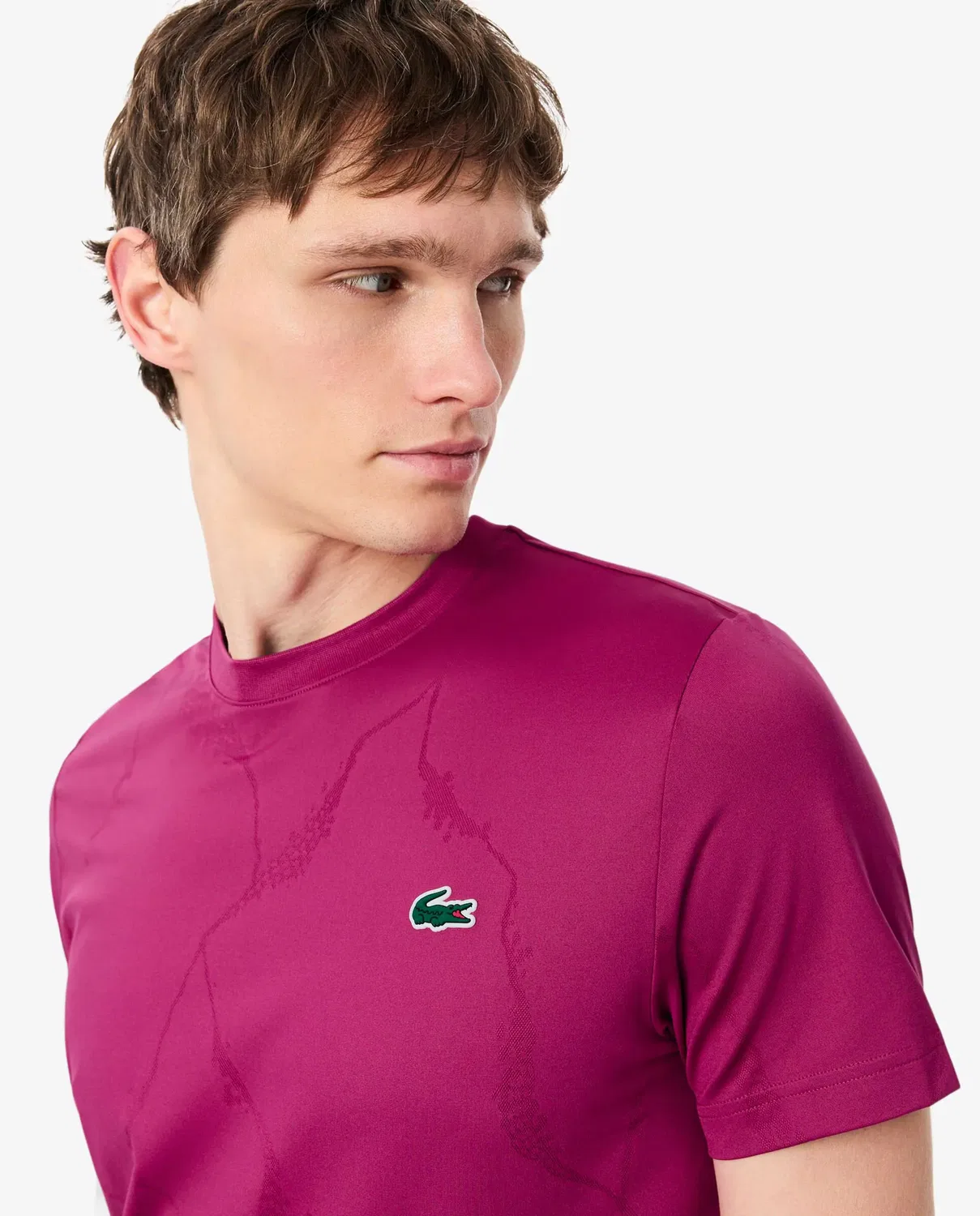 Мужская футболка с принтом Lacoste, Rosa — фото 3
