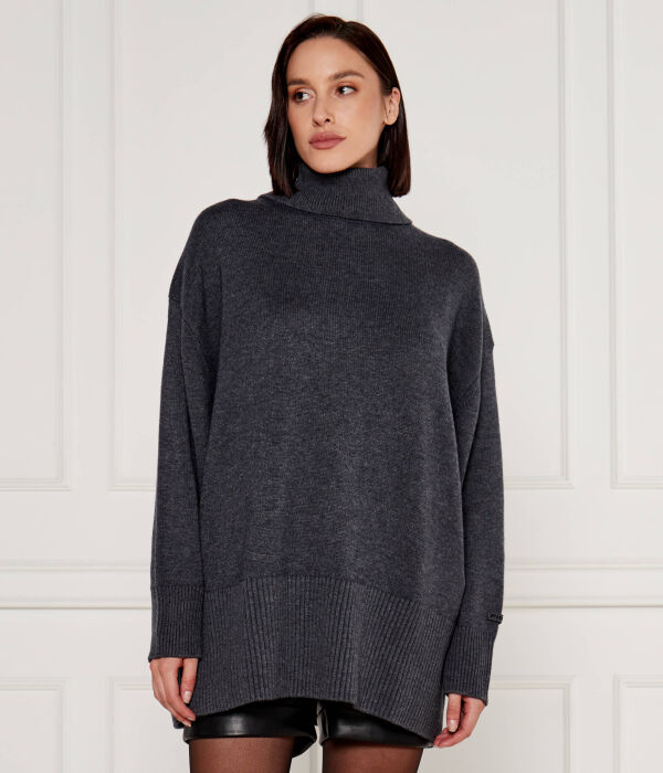 

Шерстяное платье Pinko, черный