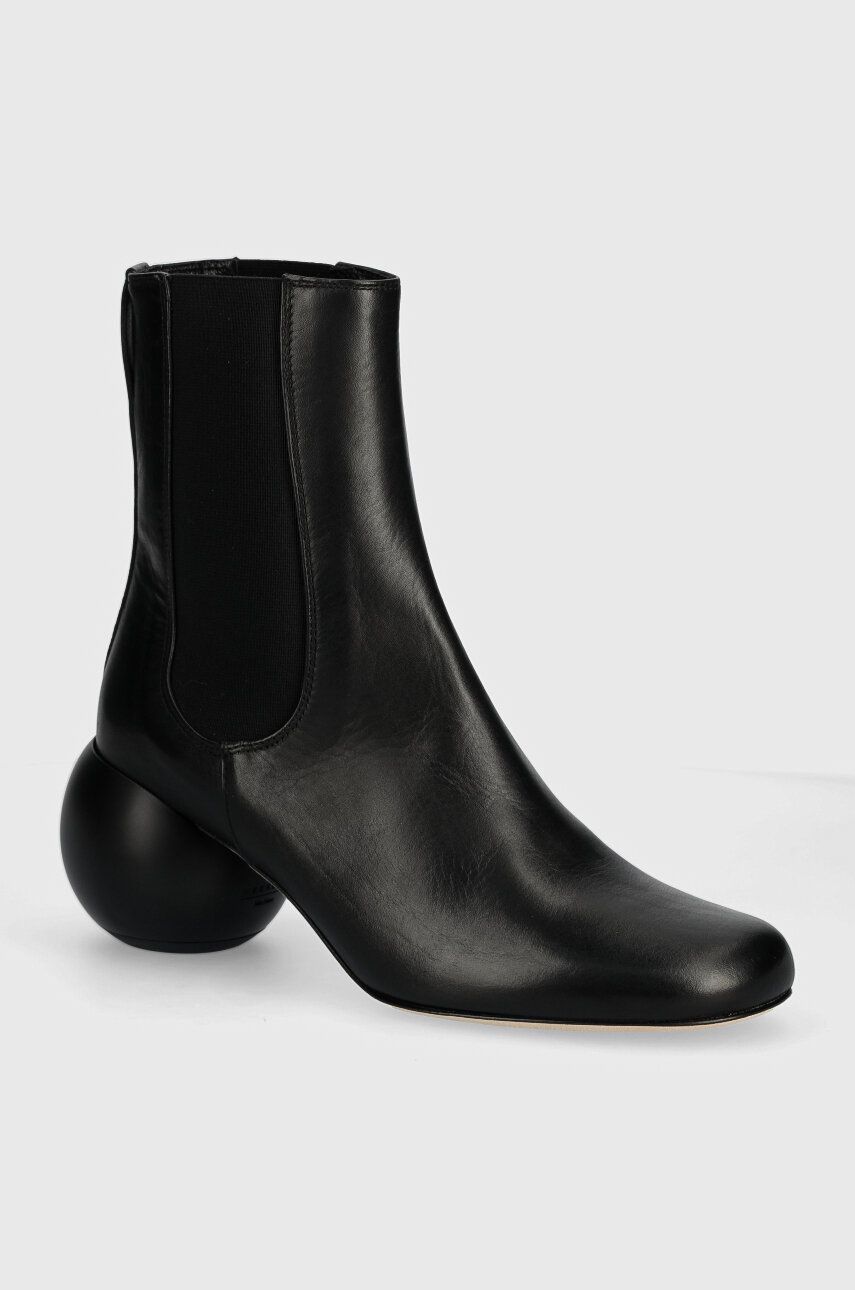Кожаные ботинки челси ESTE Weekend Max Mara, черный