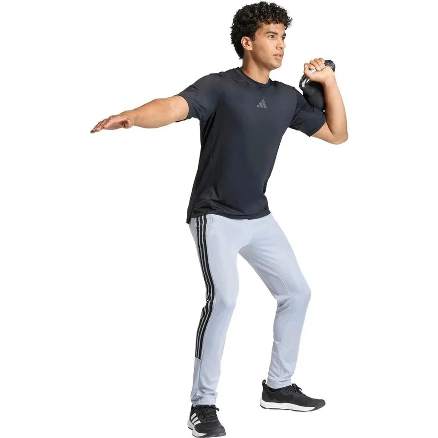 Спортивные брюки с тремя полосками Workout Essentials All-Set 3 Stripes adidas, Серый — фото 3