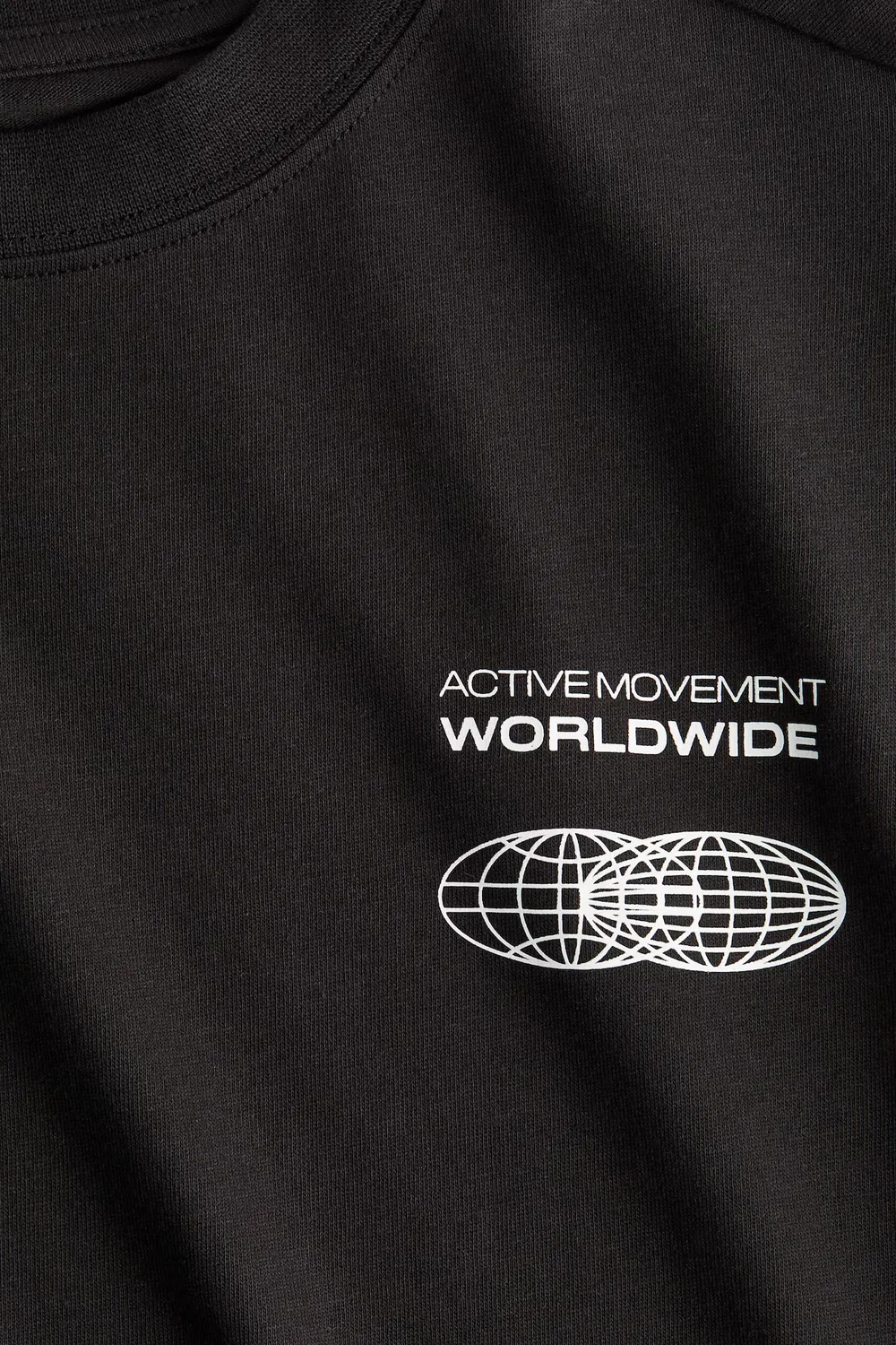 Спортивная футболка с принтом от Drymove H&M, Schwarz — фото 3