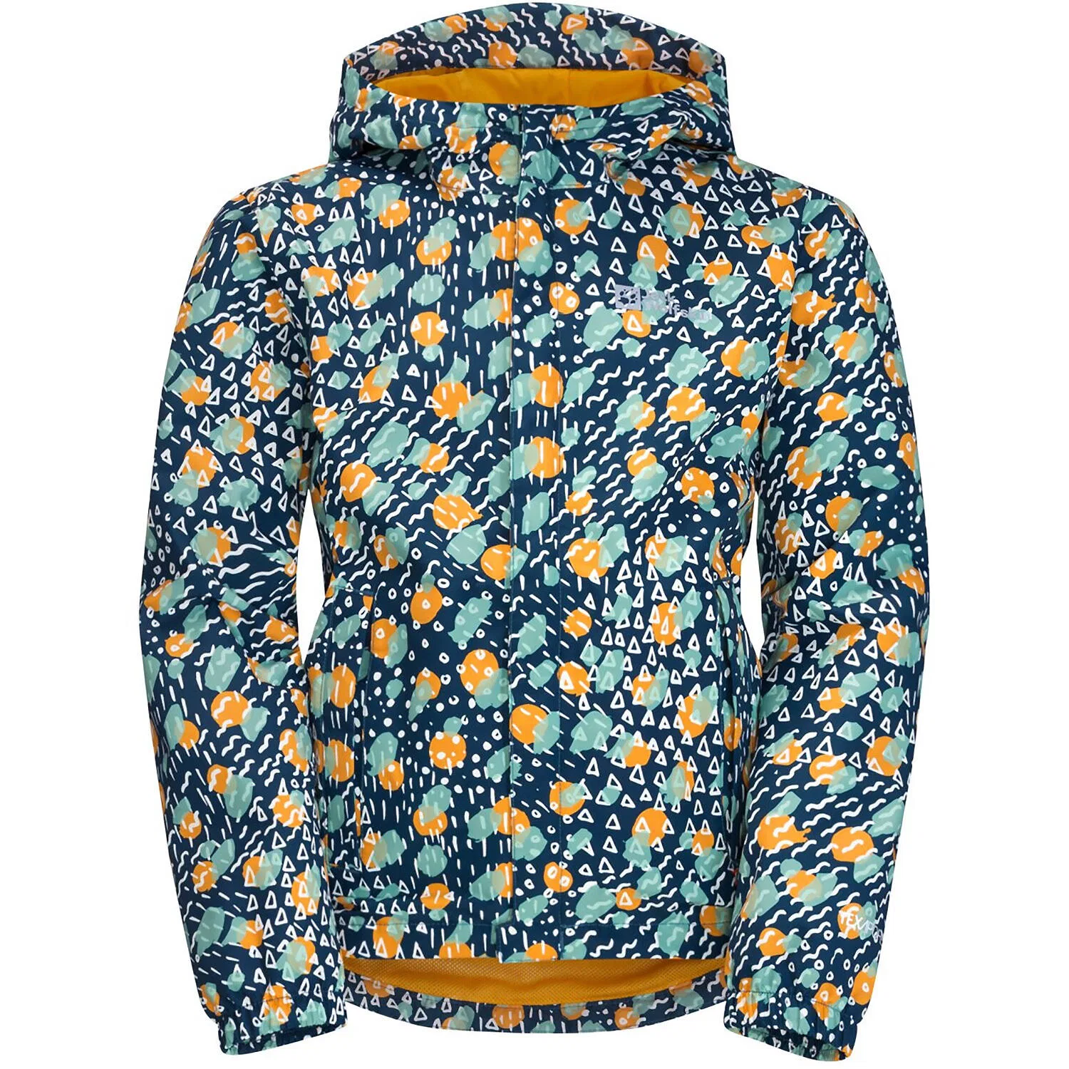 Детская куртка с принтом KIDS VILLI 2L PRINT JACKET Jack Wolfskin, Konigsblau