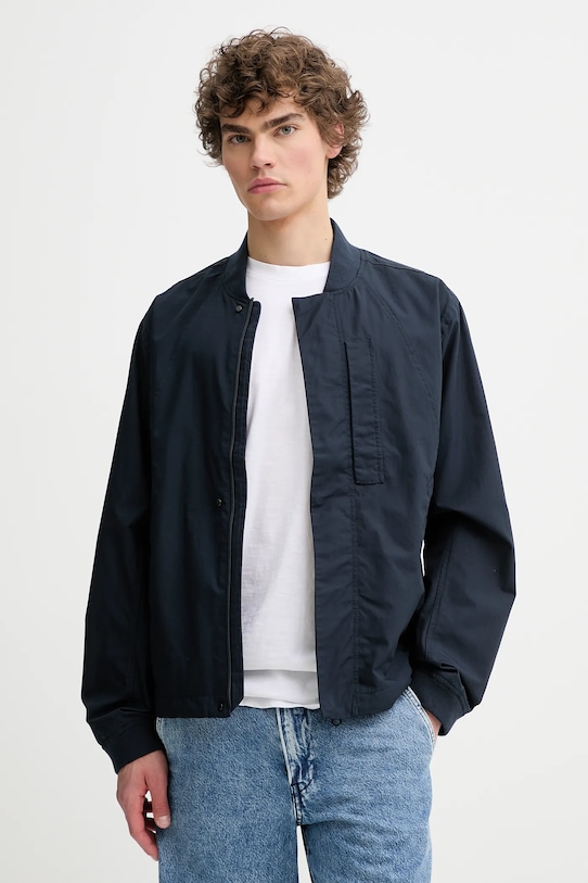 

Хлопковая куртка G-Star, темно-синий