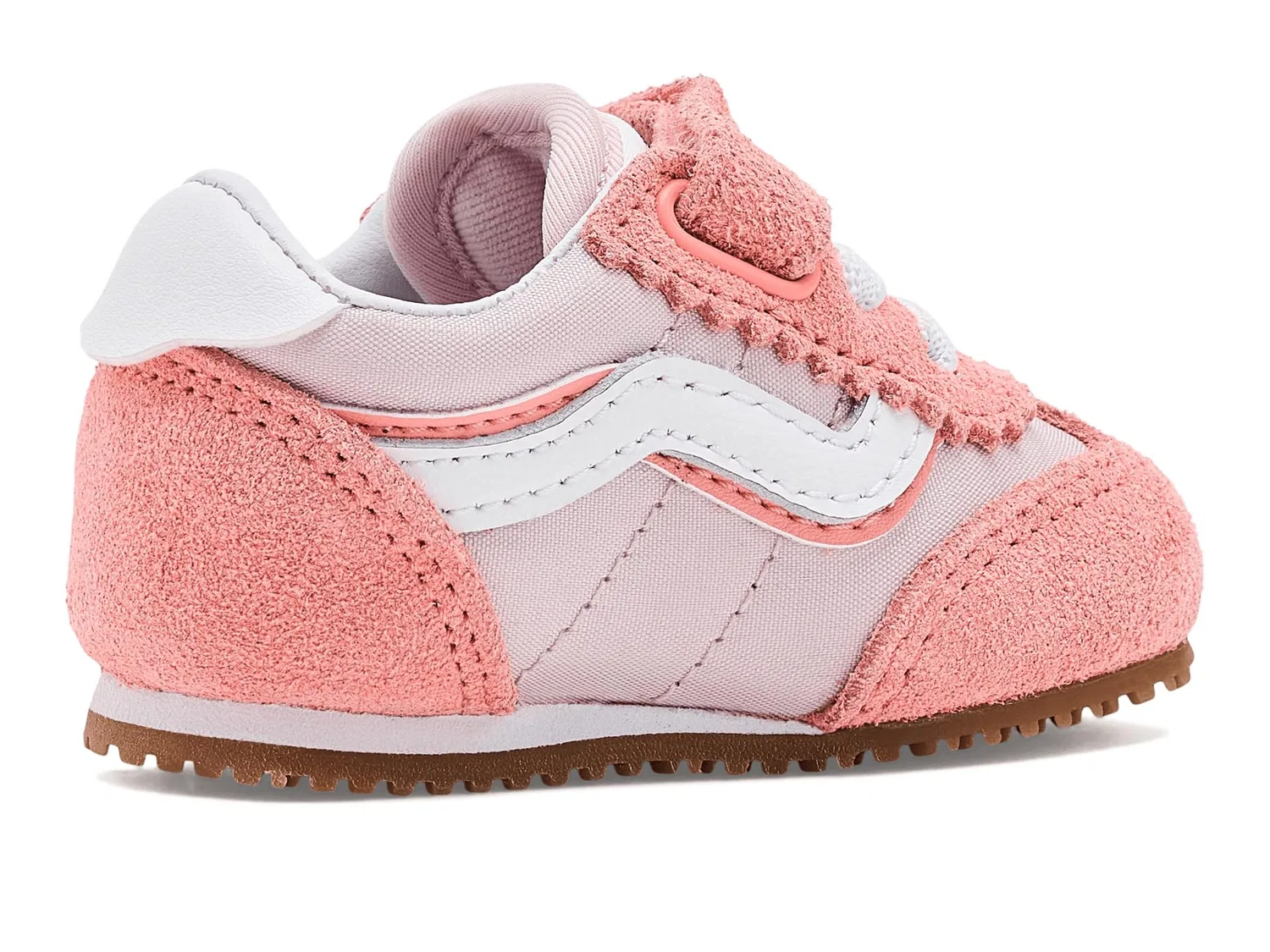Кроссовки Super Lowpro V (для младенцев и малышей) Vans Kids, Pale Petal Pink — фото 3