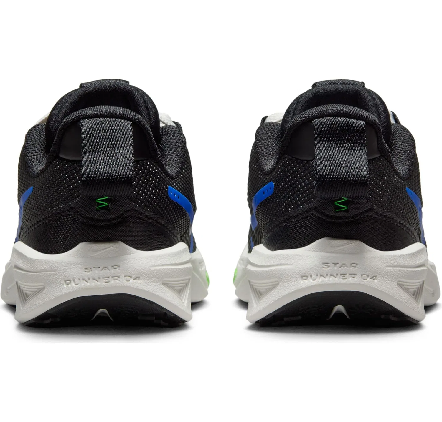 Детские кроссовки для мальчиков с мягкой подошвой Star Runner 4 NIKE, Black Racer Blue Summit White — фото 2