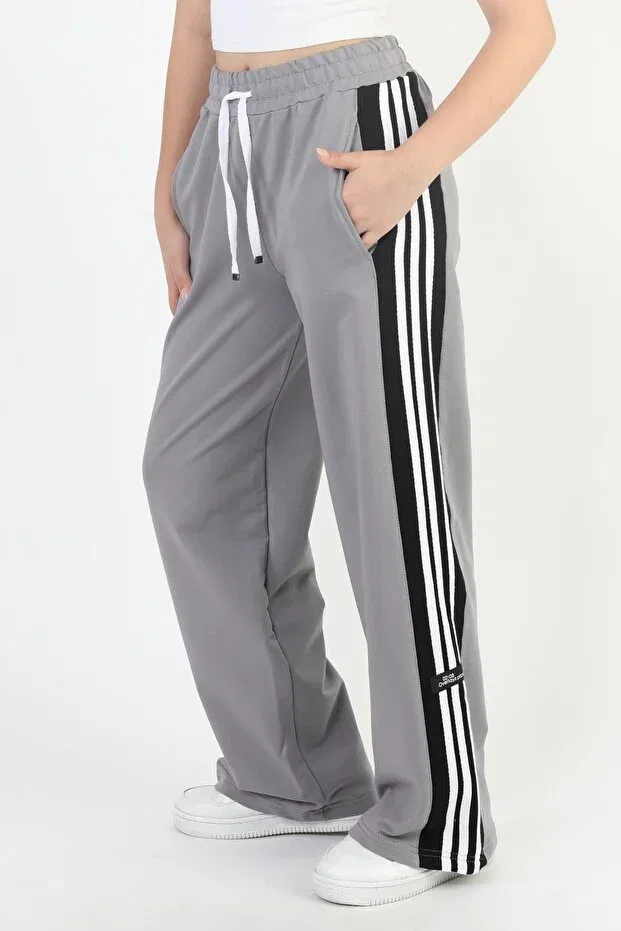 Детские спортивные штаны для девочек хлопковые Asyakids Club, Smoke Grey