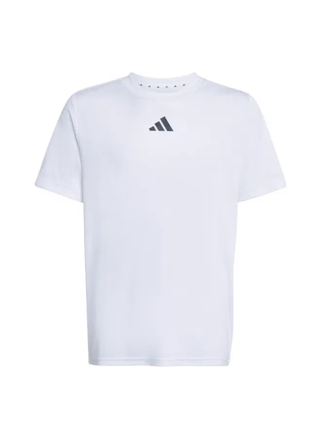 Комплект футболок с длинным рукавом Train Essentials 3-Stripes Adidas, белый — фото 2
