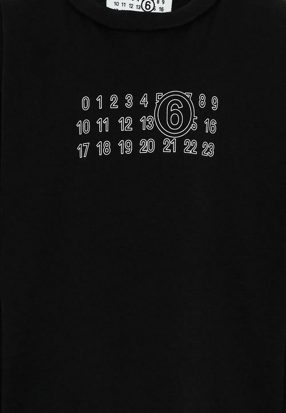 Футболка унисекс с длинными рукавами Mm6 Maison Margiela, Black — фото 3