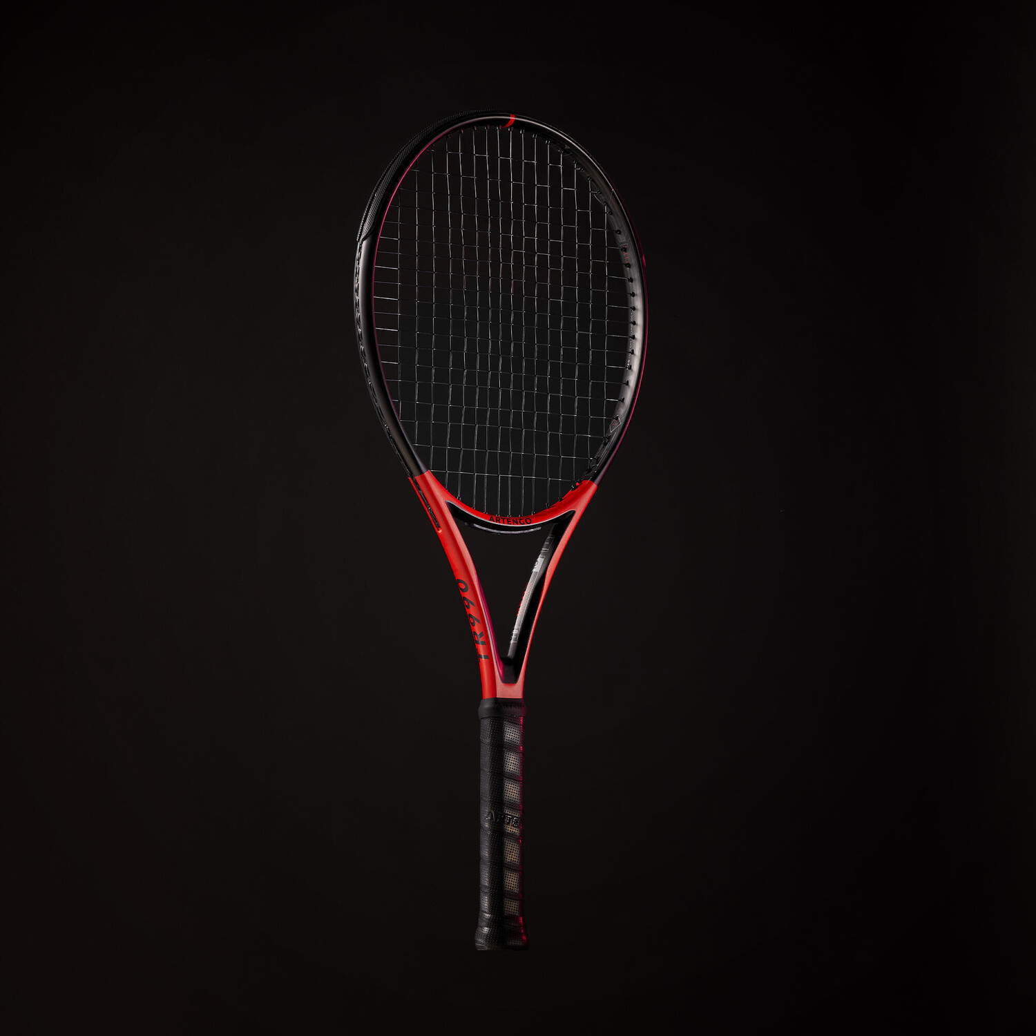 Теннисная ракетка женская/мужская Artengo - TR990 Power Red/Black 285 г, черный/огненно-красный — фото 3
