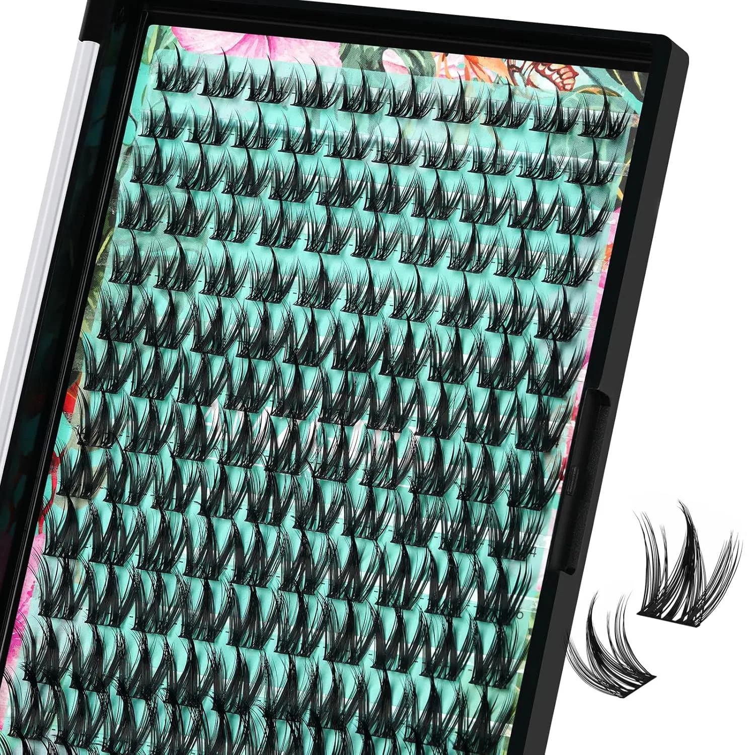 Ресницы накладные, 140 шт, Кластерные ресницы, DIY, C-изгиб, AMZGIRL LASH, 10-18 мм