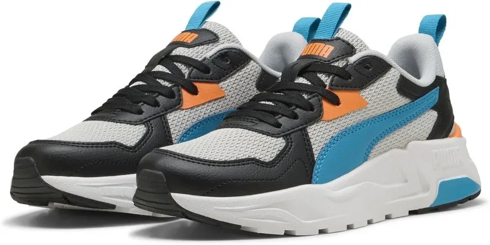 Кроссовки низкие детские Trinity Lite Jr Puma, серый
