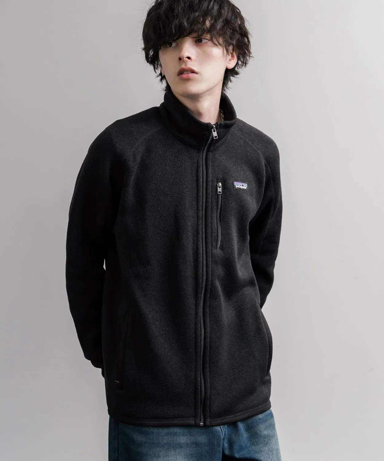 Мужская куртка-свитер Better Sweater с флисом Patagonia, Black — фото 2