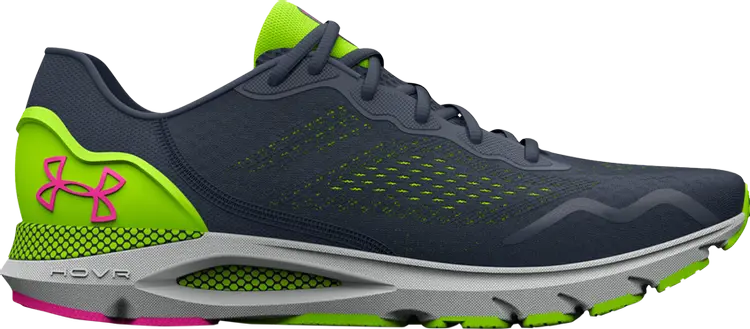 

Кроссовки Under Armour HOVR Sonic 6 Downpour Grey Lime Surge, серый