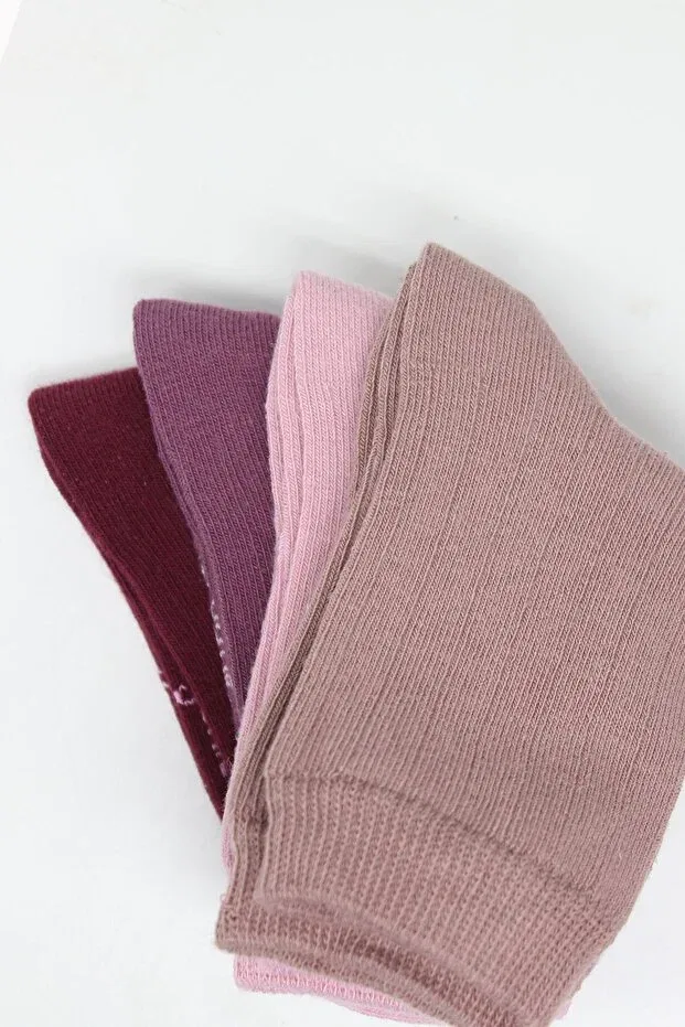 Детские носки из органического хлопка 4 пары Bistyle, Pink — фото 3