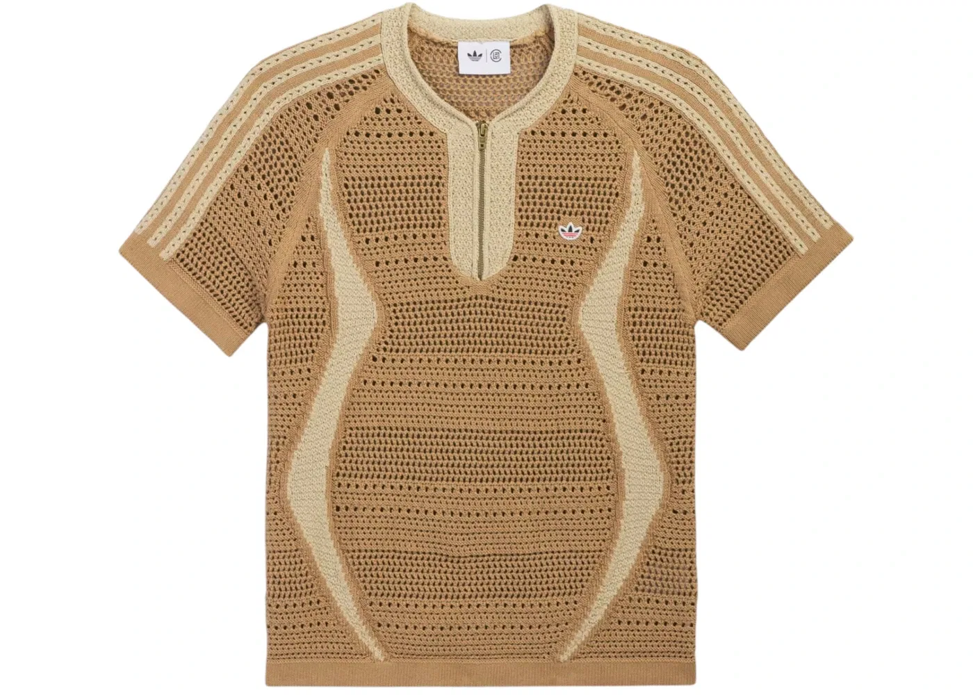 Мужская футболка с принтом CLOT X Adidas Originals Knit Jersey By Edison Chen Adidas, Cardboard