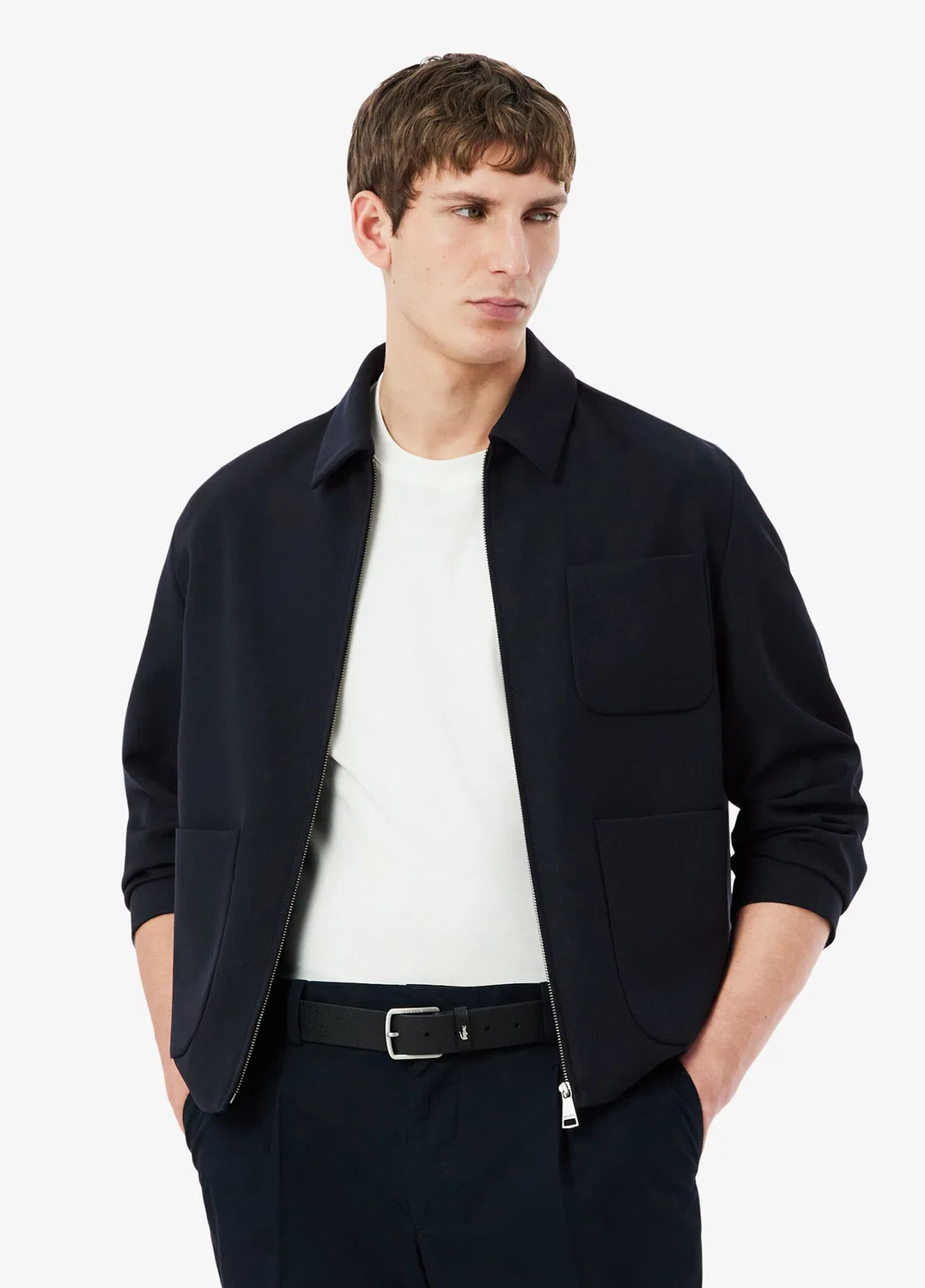 Пальто Lacoste, темно-синий — фото 2